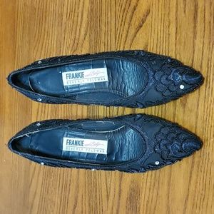 Frankie and Baby by Beverly Feldman Beaded High Heel Shoes Size 8